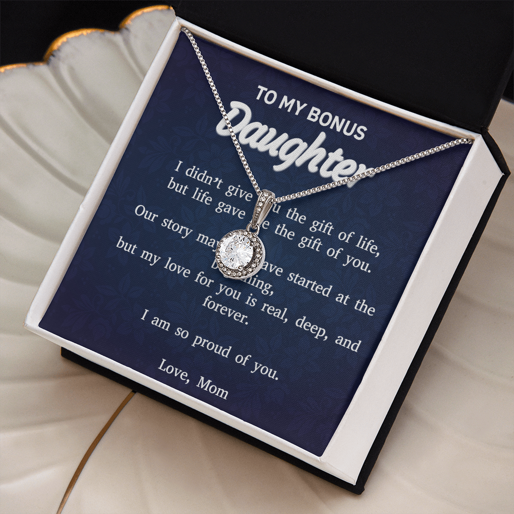 To My Bonus Daughter – Eternal Hope Necklace From Mom